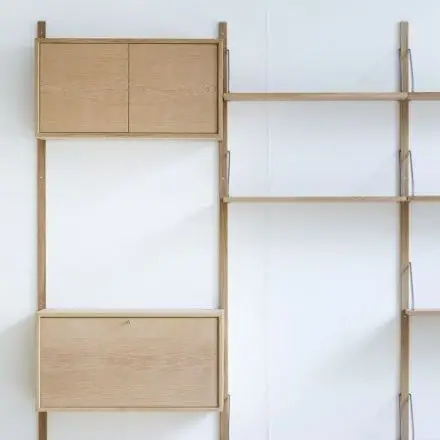 DK3 Royal Skab m/2 låger - Reoler & Hylder