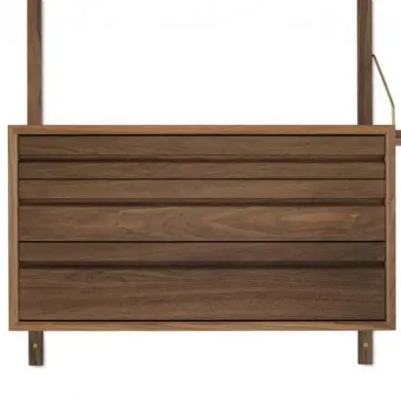 DK3 Royal Reolsystem - Skab m/3 skuffer - Reoler & Hylder